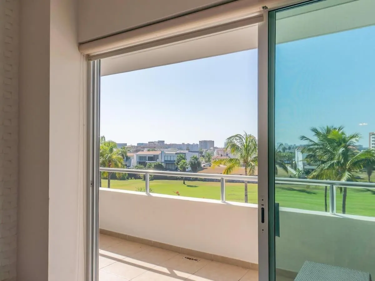 Departamento Con Vista Al Campo De Golf & Alberca - Santa Barbara Apartment Mazatlan